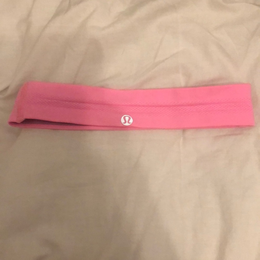 Pink lululemon headband